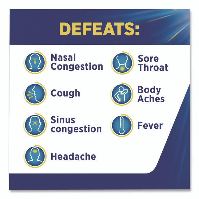 HALEON Theraflu 64260603 Multi-Symptom Severe Cold Hot Liquid Powder, 6 Count