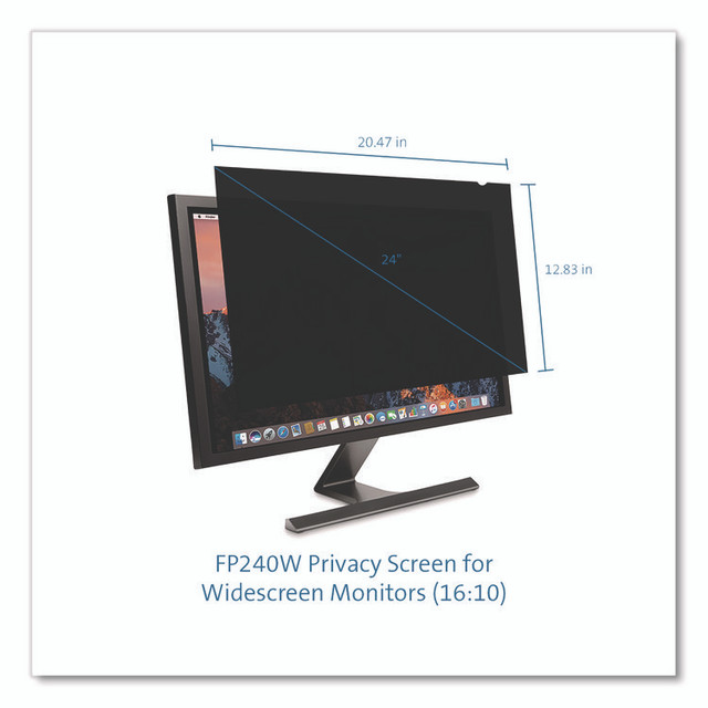 KENSINGTON K52794WW Privacy Filter for Widescreen Monitor for 24" Flat Panel Monitors, 16:10 Aspect Ratio