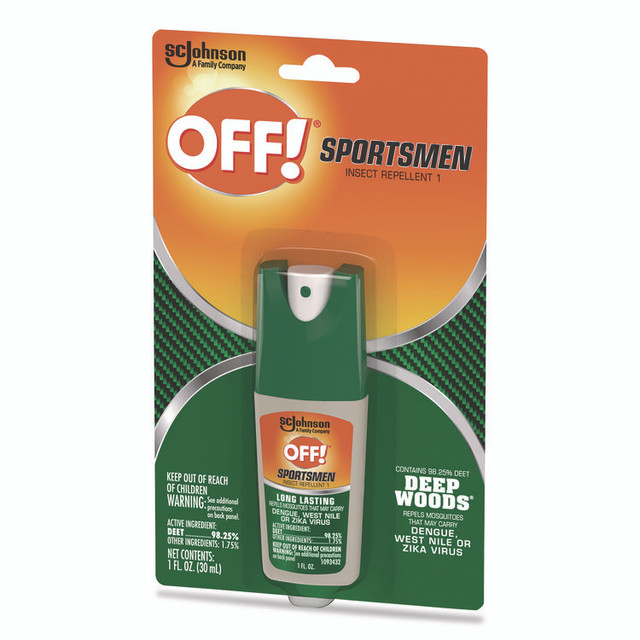 SC JOHNSON OFF!® 317188EA Deep Woods OFF for Sportsmen, 1 oz Pump Bottle