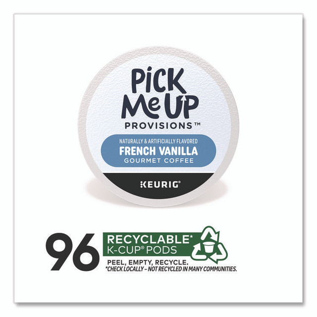 PICK ME UP PROVISIONS PM62434CT French Vanilla Coffee K-Cups, 96/Carton