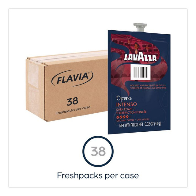 LAVAZZA FLAVIA® 48727 Intenso Coffee Freshpack, 38/Carton