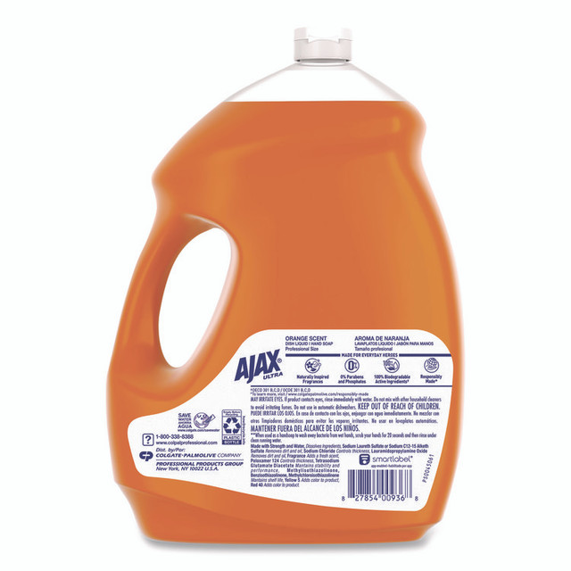 COLGATE PALMOLIVE, IPD. Ajax® 61034313 Dish Detergent, Orange Scent, 145 oz Bottle