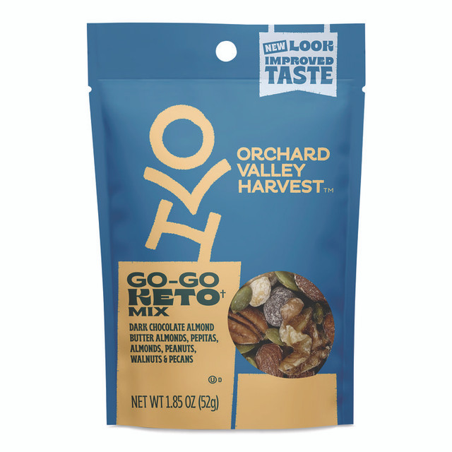 JOHN B. SANFILIPPO & SON, INC. Orchard Valley Harvest® JOH14045 Go-Go Keto Mix, 1.85 oz Bag, 14/Carton