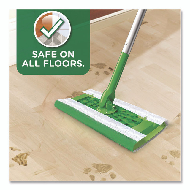 PROCTER & GAMBLE Swiffer® 15846 Sweeper TRAP + LOCK Wet Mop Cloth, 8 x 10, White, Lavender Scent, 24/Pack