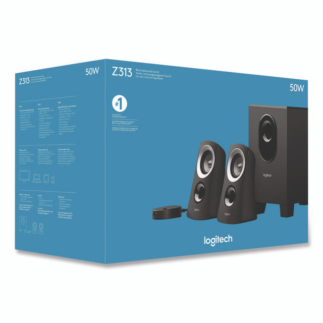 LOGITECH, INC. 980000382 Z313 Computer Speaker System, Black