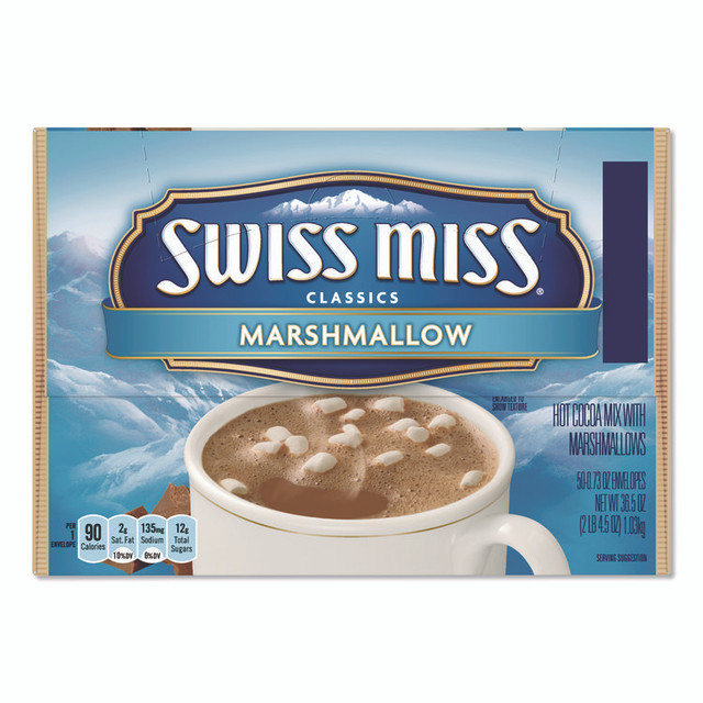KEURIG DR PEPPER Swiss Miss® 635937 Marshmallow Hot Cocoa Mix, 0.73 oz Packet, 50/Box