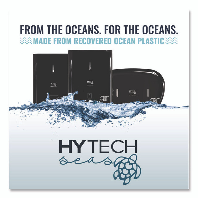 SOFIDEL AMERICA Papernet® 419485 HyTech Seas Mini JRT Twin Dispenser, 5.5 x, 15.7 x 9.8, Black