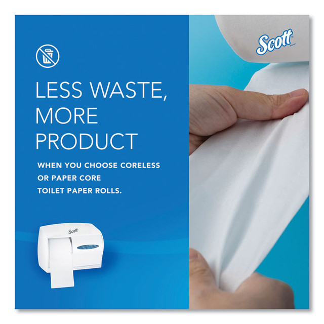 KIMBERLY-CLARK PROFESSIONAL Scott® 09605 Essential Coreless SRB Tissue Dispenser, 11 x 6 x 7.6, White