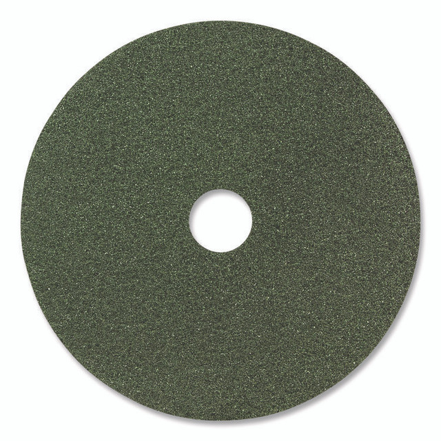 AMERICO MANUFACTURING CO 442420 Black Diamond 3000 Grit Diamond Pad, 20" Diameter, Black and Green, 2/Carton