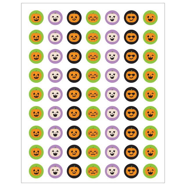 TEACHER CREATED RESOURCES Teacher Created Resources® Halloween Pumpkins Mini Stickers, Pack of 378 TEACHER CREATED RESOURCES Teacher Created Resources® Halloween Pumpkins Mini Stickers, Pack of 378