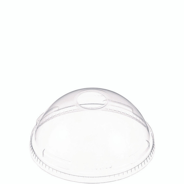 DART DL639 Plastic Dome Lid, Fits 32 oz Cold Cups, Clear, 25/Sleeve, 20 Sleeves/Carton