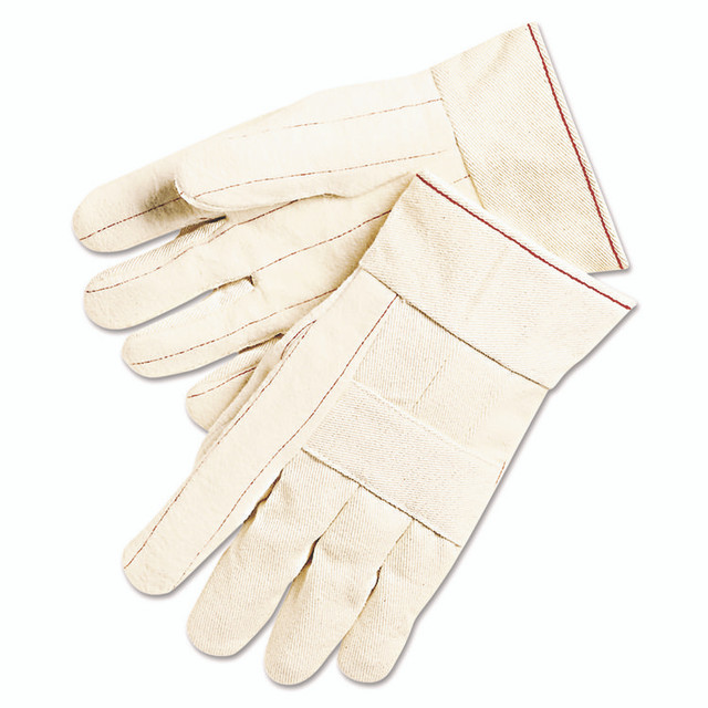 MCR SAFETY 9124K Hot Mill Heat-Resistant Work Gloves, ANSI Level 4 Heat Protection, Clute Cut, Straight Thumb, Large, 12 Pairs