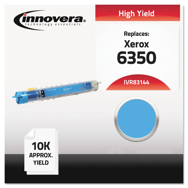 INNOVERA 83144 Remanufactured Cyan High-Yield Toner, Replacement for 106R01144, 10,000 Page-Yield