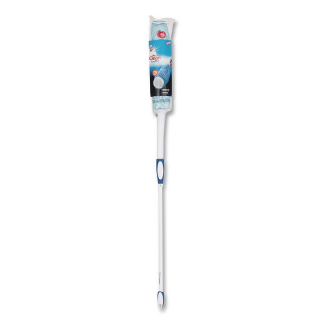 PROCTER & GAMBLE Mr. Clean® 949812 SuperMop with Magic Eraser, 3.5" Blue Cotton Head, White Nylon Handle