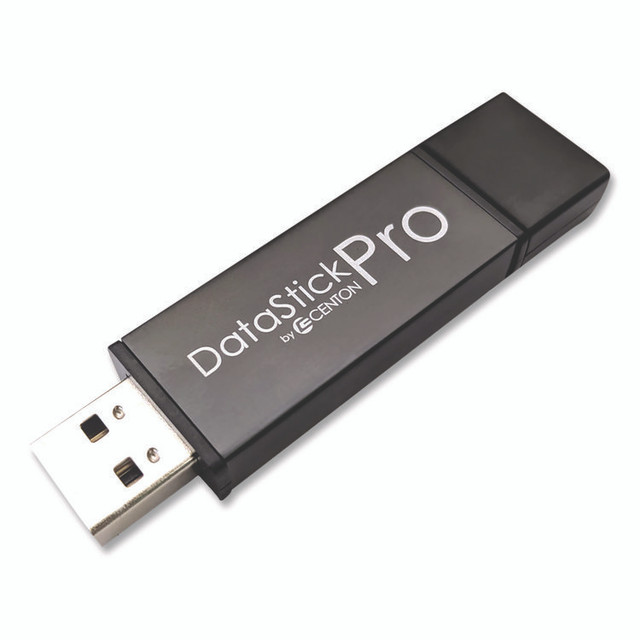 CENTON ELECTRONICS INC. 100079 DataStick Pro USB 2.0 Type A Flash Drive, 8 GB, Gray, 10/Pack