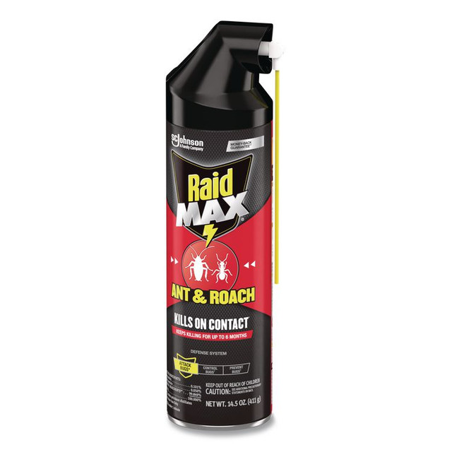SC JOHNSON Raid® 345742EA Ant/Roach Killer, 14.5 oz Aerosol Spray, Unscented