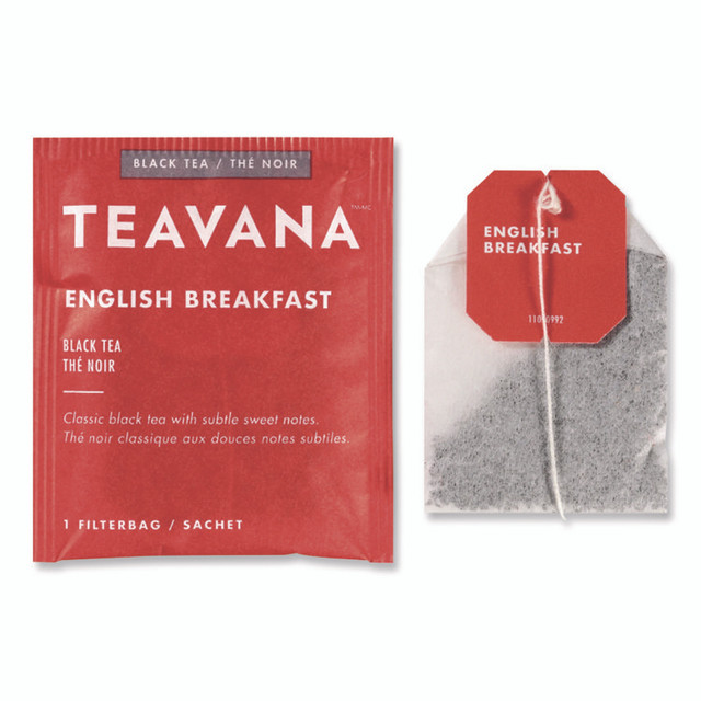 STARBUCKS COFFEE COMPANY SBK13087 Teavana Tea Bags, English Breakfast, 0.09 oz, 24/Box