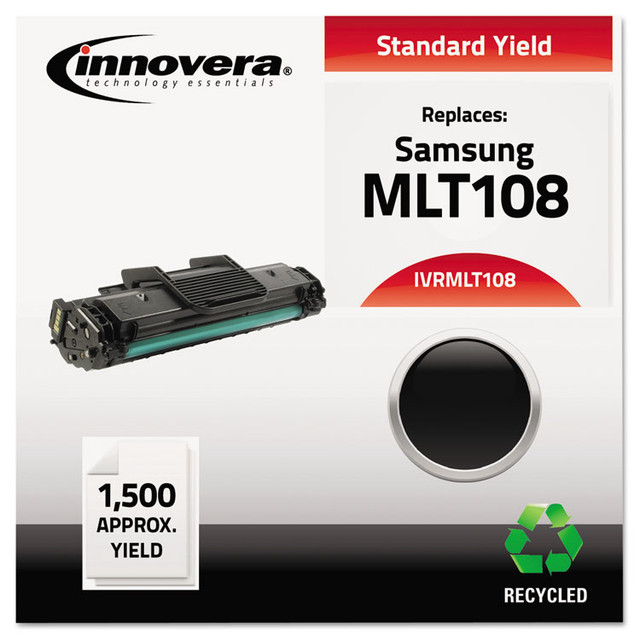INNOVERA MLT108 Remanufactured Black Toner, Replacement for MLT-D108S, 1,500 Page-Yield