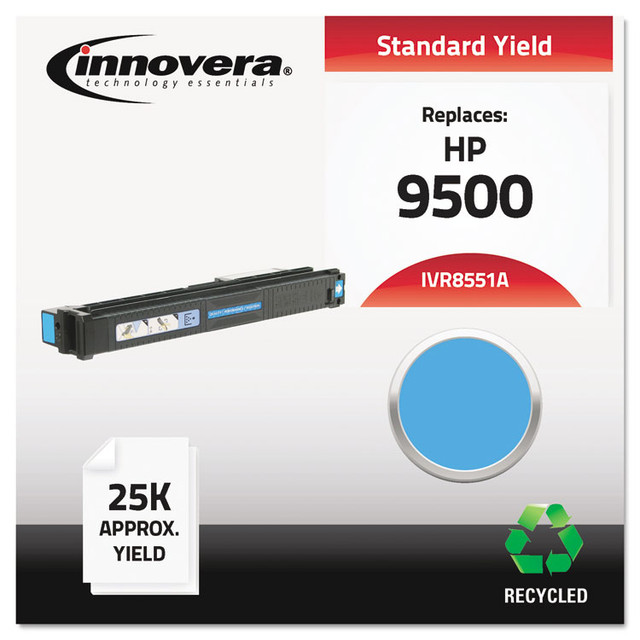INNOVERA 8551A Remanufactured Cyan Toner, Replacement for 822A (C8551A), 25,000 Page-Yield