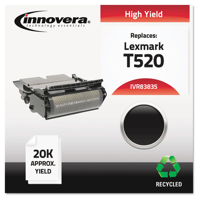 INNOVERA 83835 Remanufactured Black High-Yield Toner, Replacement for 12A6835, 20,000 Page-Yield