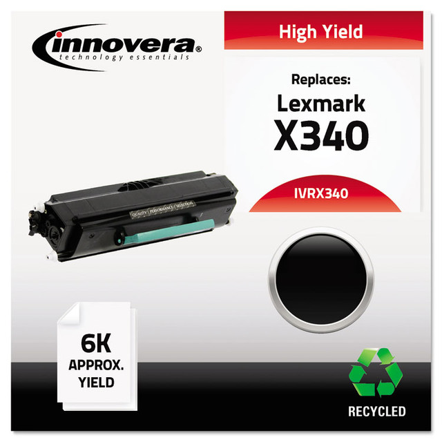 INNOVERA X340 Remanufactured Black High-Yield Toner, Replacement for X340, 6,000 Page-Yield