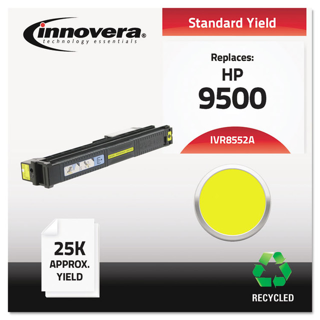 INNOVERA 8552A Remanufactured Yellow Toner, Replacement for 822A (C8552A), 25,000 Page-Yield