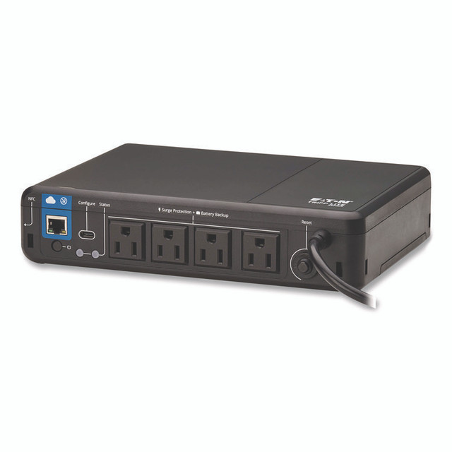 EATON CORPORATION Tripp Lite by BC600RNC Standby Cloud-Connected UPS with Remote Monitoring, 4 Outlets, 600 VA, 190 J