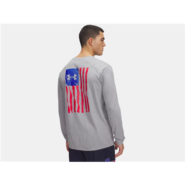 Under Armour 6007922-035-LG Freedom Flag LS T