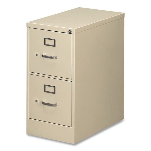 ALERA HVF1529PY Two-Drawer Economy Vertical File, 2 Letter-Size File Drawers, Putty, 15" x 25" x 28.38"