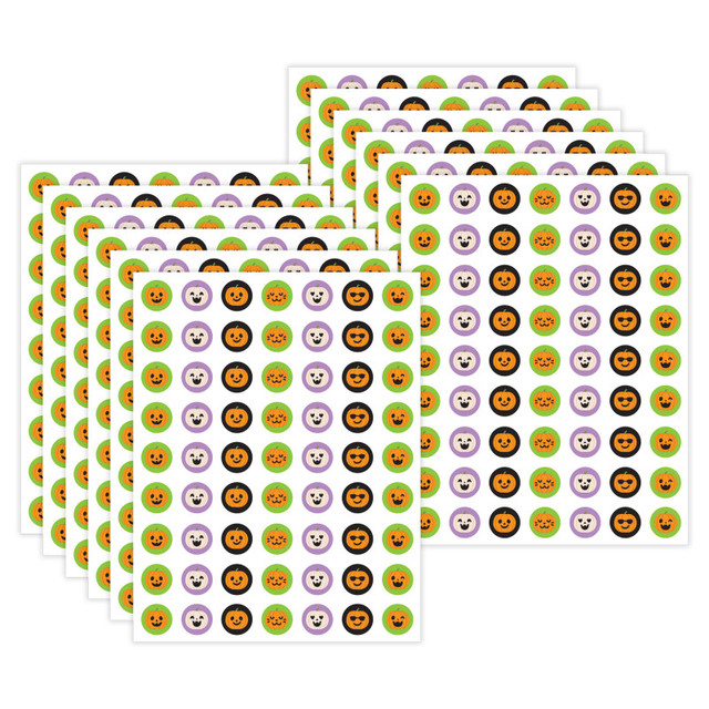 TEACHER CREATED RESOURCES Teacher Created Resources® Halloween Pumpkins Mini Stickers, 378 Per Pack, 12 Packs