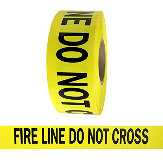 Kroll International LLC TAPE-FIRELINE Barricade Tape YLW Fire