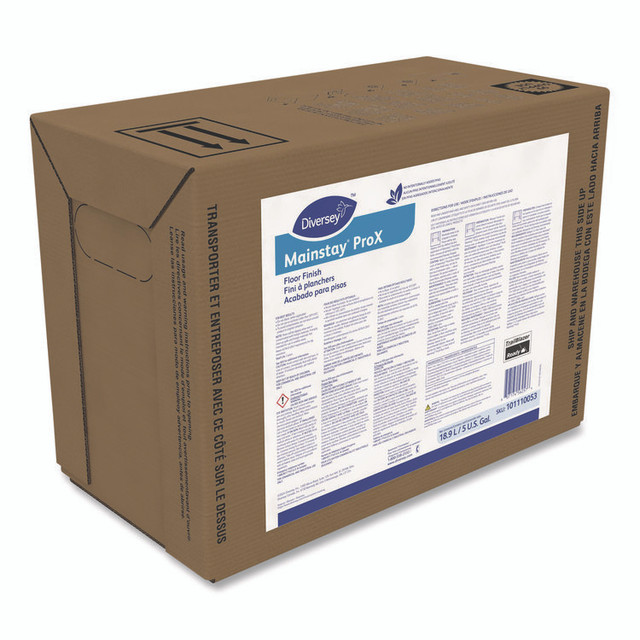 DIVERSEY 101110053 Mainstay ProX Floor Finish, 5 gal Bag-in-Box