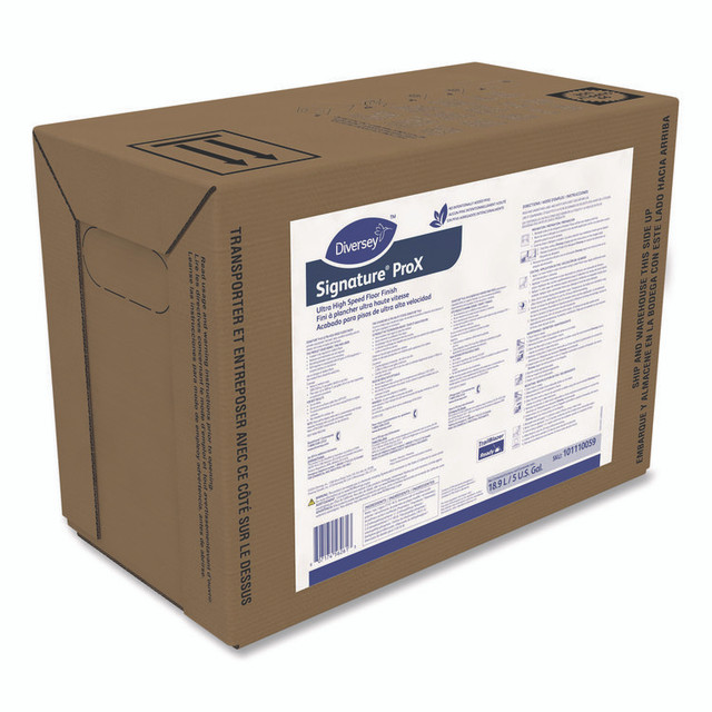 DIVERSEY 101110059 ProX UHS Floor Finish, 5 gal Bag-in-Box