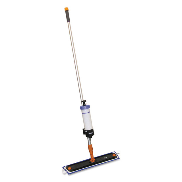 DIVERSEY D3345354 Pace 60 High Impact Cleaning Tool, 24" Microfiber Head, 60" Silver/Black/Red Aluminum/Plastic Handle