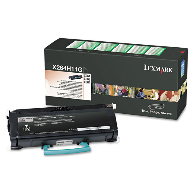 LEXMARK INT'L, INC. X264H11G X264H11G Return Program High-Yield Toner, 9,000 Page-Yield, Black
