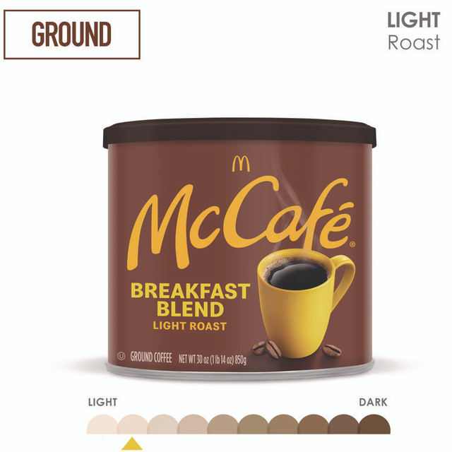 KEURIG DR PEPPER McCafe® 7152EA Ground Coffee, Breakfast Blend, 30 oz Can