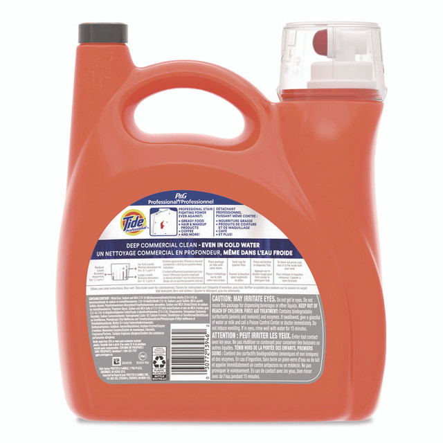 PROCTER & GAMBLE Tide® Professional™ 13946 Commercial HE Liquid Laundry Detergent, 129 Loads, 170 oz Bottle with Dispensing Tap
