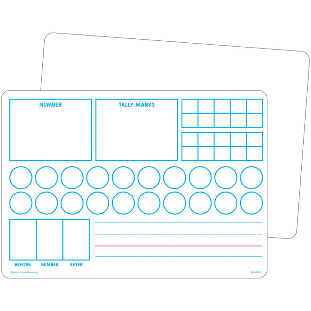 TEACHER CREATED RESOURCES Teacher Created Resources® Double-Sided Learning Numbers 1-20 Dry Erase Boards, Pack of 10
