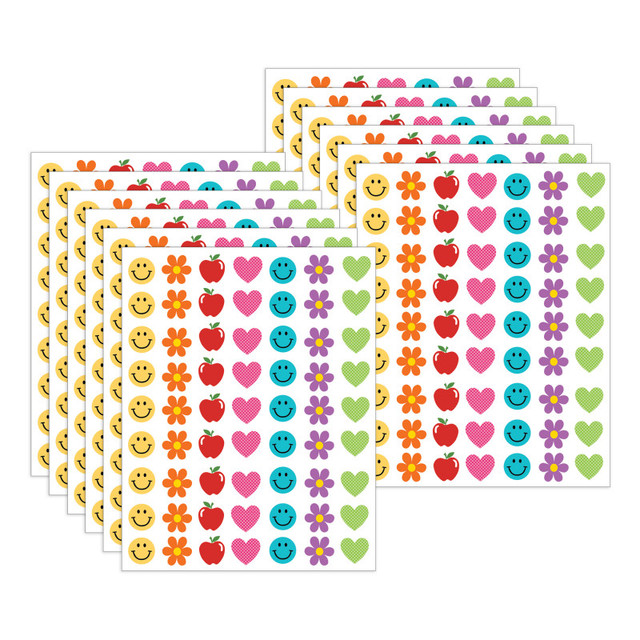 TEACHER CREATED RESOURCES Teacher Created Resources® Cool for School Mini Stickers, 378 Per Pack, 12 Packs