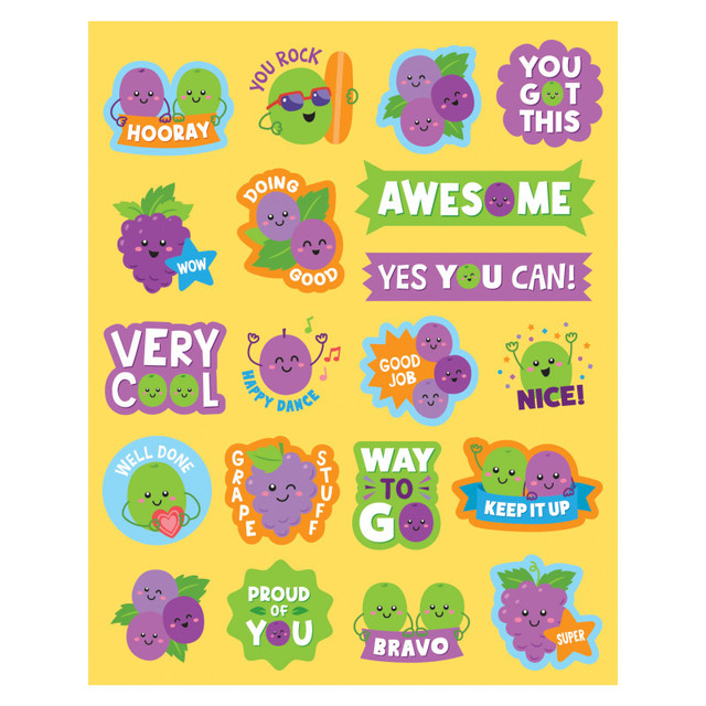 TEACHER CREATED RESOURCES Teacher Created Resources® Grape Smelly Stickers, Pack of 120 TEACHER CREATED RESOURCES Teacher Created Resources® Grape Smelly Stickers, Pack of 120