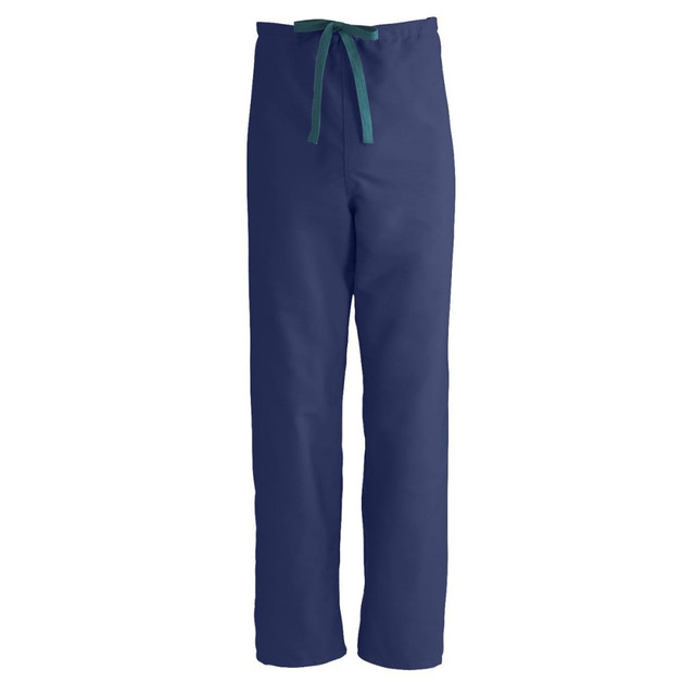 MEDLINE INDUSTRIES, INC. 900JNTS-CM Medline ComfortEase Unisex Reversible Drawstring Pants, Small, Midnight Blue MEDLINE INDUSTRIES, INC. 900JNTS-CM Medline ComfortEase Unisex Reversible Drawstring Pants, Small, Midnight Blue