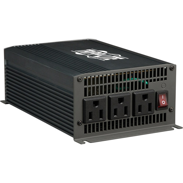 TRIPP LITE PV700HF Eaton Tripp Lite Series Ultra-Compact Inverter 700W 12V DC to 120V AC 3 Outlets 5-15R - DC to AC power inverter - 12 V - 700 Watt - output connectors: 3 - metallic gray