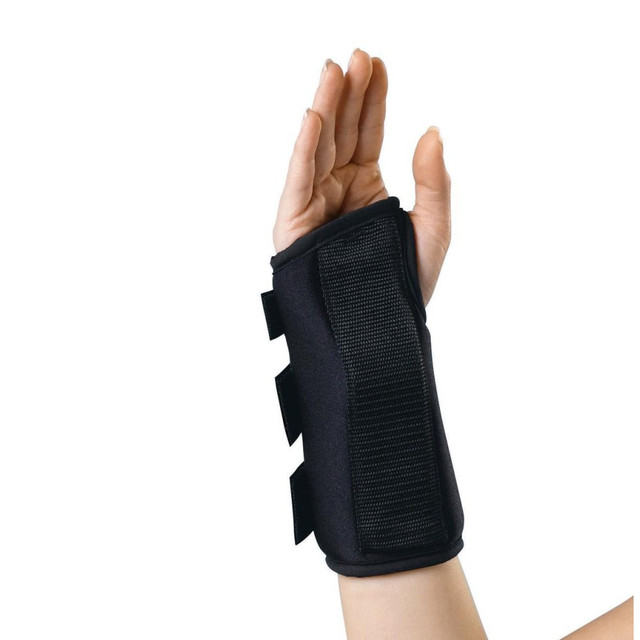 MEDLINE INDUSTRIES, INC. ORT19400RS Medline Wrist Splint, Right, Small, 8in, Black