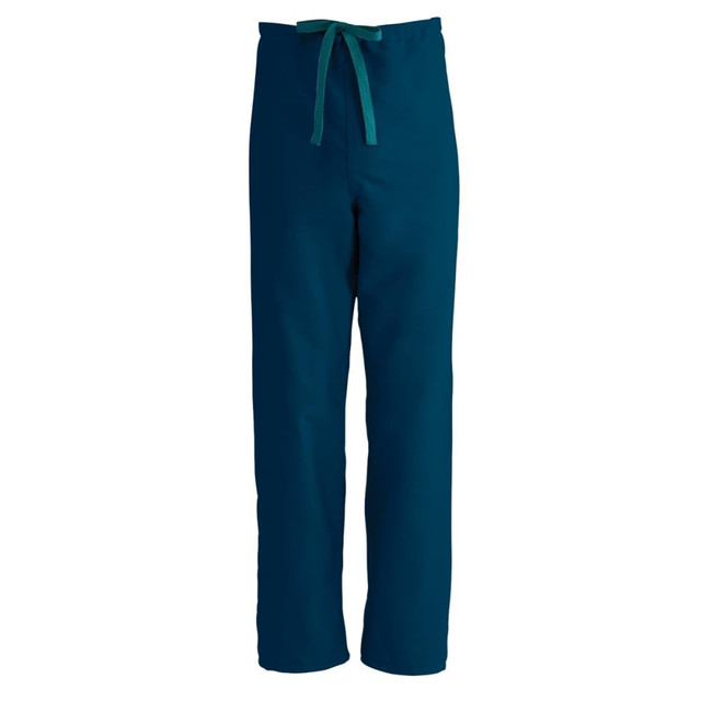 MEDLINE INDUSTRIES, INC. 900JCBM-CM Medline ComfortEase Unisex Reversible Drawstring Pants, Medium, Caribbean Blue MEDLINE INDUSTRIES, INC. 900JCBM-CM Medline ComfortEase Unisex Reversible Drawstring Pants, Medium, Caribbean Blue