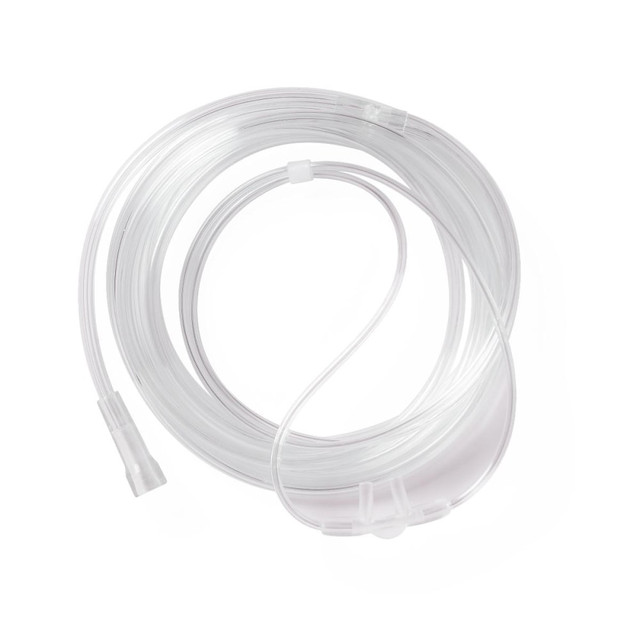 MEDLINE INDUSTRIES, INC. HCS4511B Medline Adult Cannulas With Crush-Resistant Tubing, Standard Connector, 7ft, Clear, Pack Of 50 MEDLINE INDUSTRIES, INC. HCS4511B Medline Adult Cannulas With Crush-Resistant Tubing, Standard Connector, 7ft, Clear, Pack Of 50