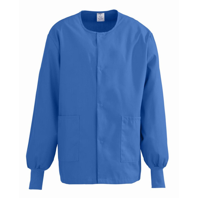 MEDLINE INDUSTRIES, INC. 8832JRL5XL Medline ComfortEase Unisex Warm-Up Scrub Jacket, 5X, Ruby MEDLINE INDUSTRIES, INC. 8832JRL5XL Medline ComfortEase Unisex Warm-Up Scrub Jacket, 5X, Ruby