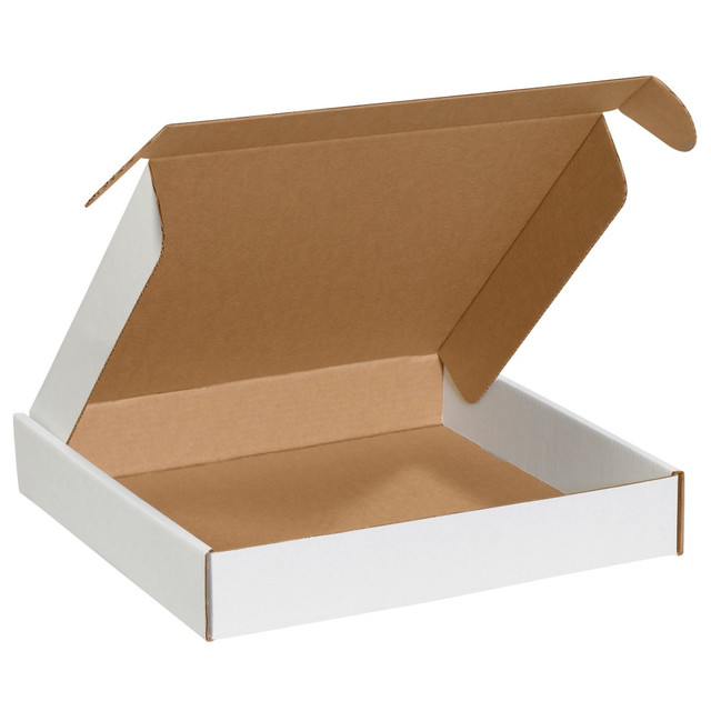 B O X MANAGEMENT, INC. MFL13133 Partners Brand Deluxe Literature Mailers, 13in x 13in x 3in, White, Pack Of 50 B O X MANAGEMENT, INC. MFL13133 Partners Brand Deluxe Literature Mailers, 13in x 13in x 3in, White, Pack Of 50