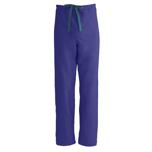 MEDLINE INDUSTRIES, INC. 900JPPS-CM Medline ComfortEase Unisex Reversible Drawstring Pants, Small, Purple