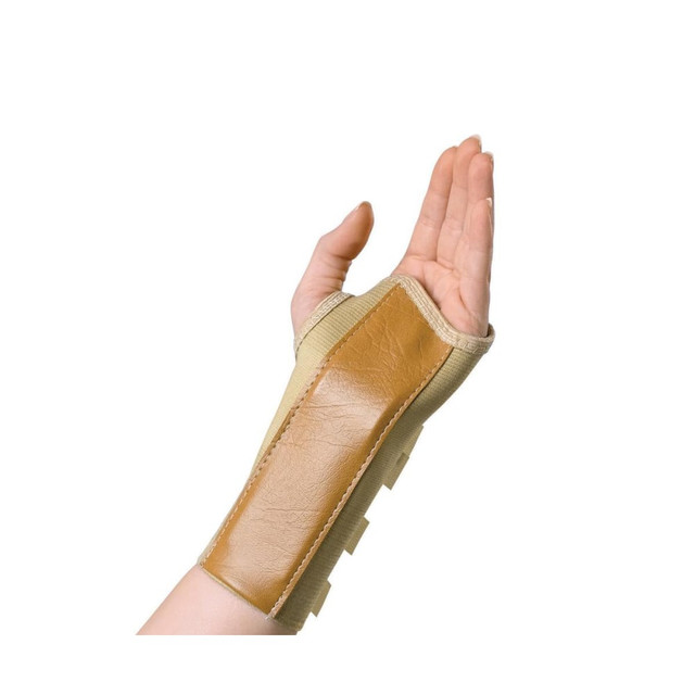 MEDLINE INDUSTRIES, INC. ORT19100LL Medline Elastic Wrist Splint, Left, Large, 7in, Black