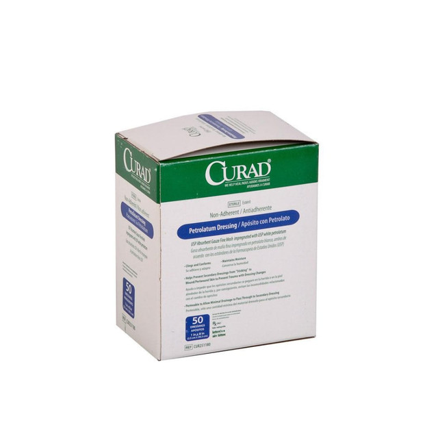 MEDLINE INDUSTRIES, INC. CUR251180 CURAD Sterile Petrolatum Gauze, 1in x 8in, Case Of 200